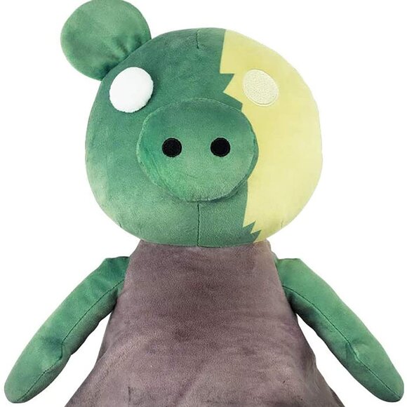 Roblox Piggy Plush Piggy ZomPiggy Zombie Stuffed Animal Toy with Light Up Eye - Picture 1 of 6